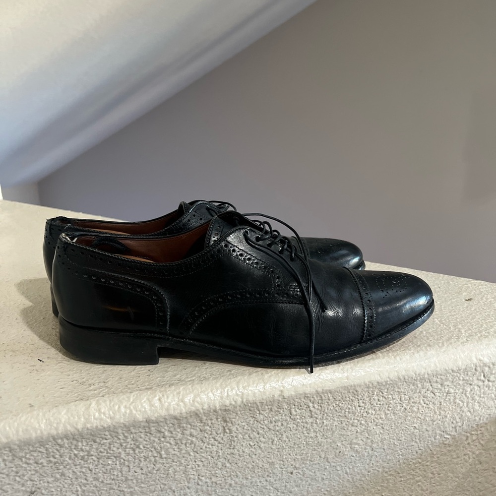 ALLEN EDMONDS  mens leather oxford brogue lace up comfy work dress‎ Shoes Sz 13